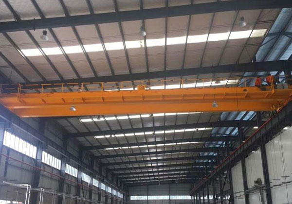 石家莊歐式單梁行車現(xiàn)場(chǎng)使用案例